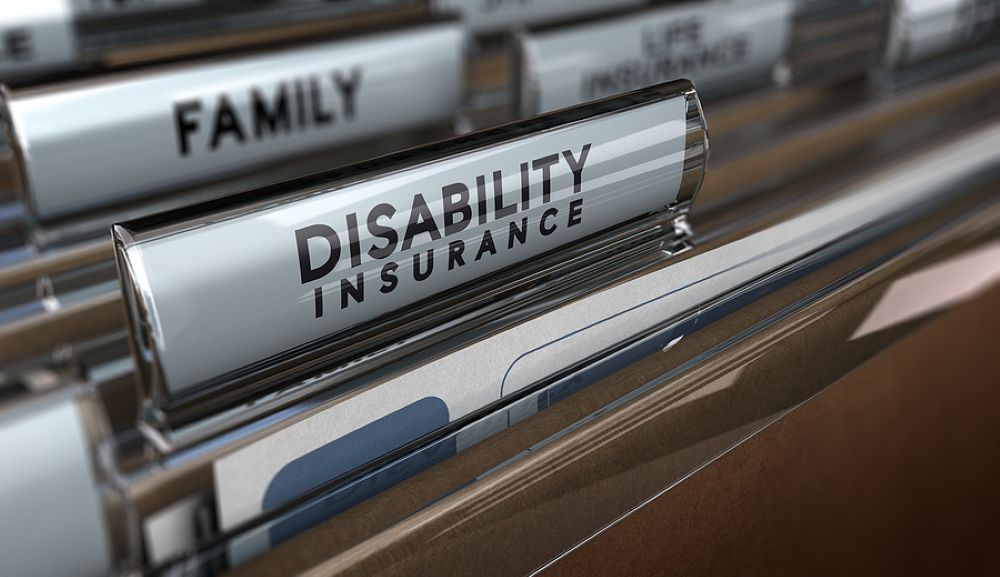 File folder for Disability Insurance documents